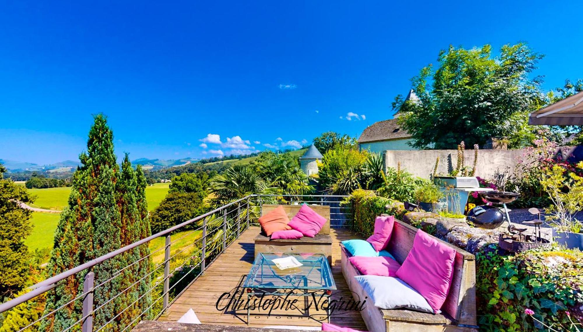 Chateau Porthos Tranquillite Des Pyrenees Lanne-en-Baretous Luaran gambar